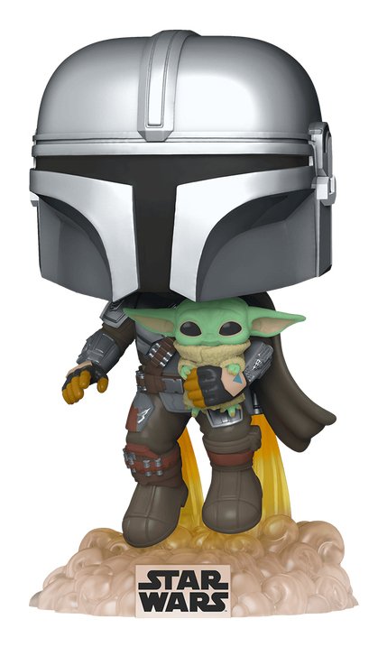 EAN 0889698509596 - FUNKO POP! The Mandalorian Flying with Jet Pack imagen 2