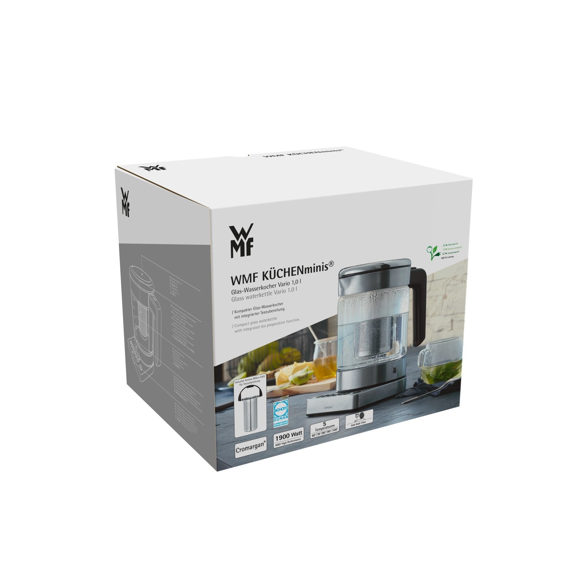 EAN 4211129133784 - WMF KITCHENminis 04131800 tetera eléctrica 1 L 1960 W Acero inoxidable imagen 9