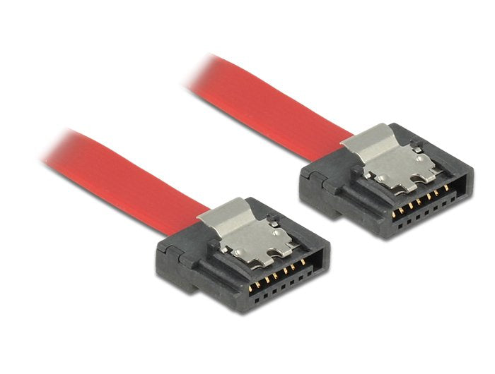 Delock Cable Sata Iii -> Sata M/M 0.3m Flexi Rojo