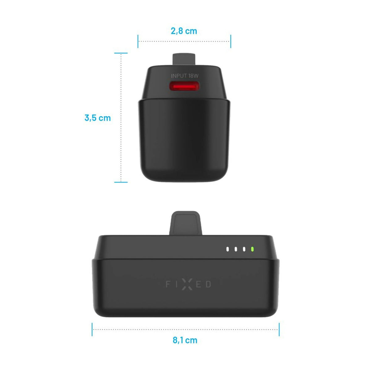 EAN 8591680165797 - FIXED FIXZEN-5PL-BK batería externa 5000 mAh Negro imagen 5