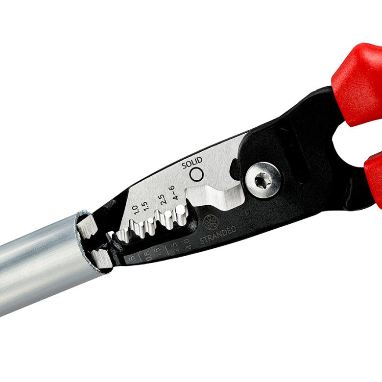 EAN 4003773088936 - Knipex 13 72 200 ME pelacable Negro, Azul, Rojo, Acero inoxidable imagen 4
