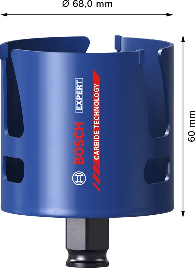 Bosch Sierra De Corona Expert '' Material De Construcción Ø 68mm 2608900470