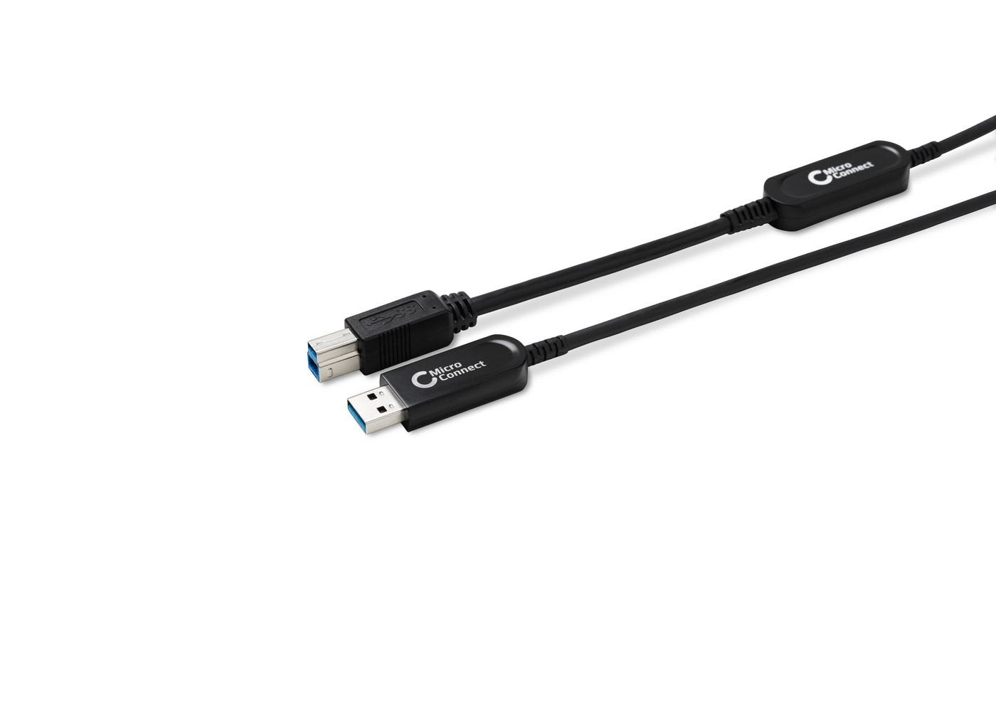 EAN 5704174067962 - Microconnect USB3.0AB20BOP cable USB USB 3.2 Gen 1 (3.1 Gen 1) 20 m USB A USB B Negro imagen 1
