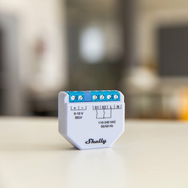 EAN 3800235265703 - Shelly Plus 0-10V Integrado Regulador de intensidad Azul, Gris imagen 3