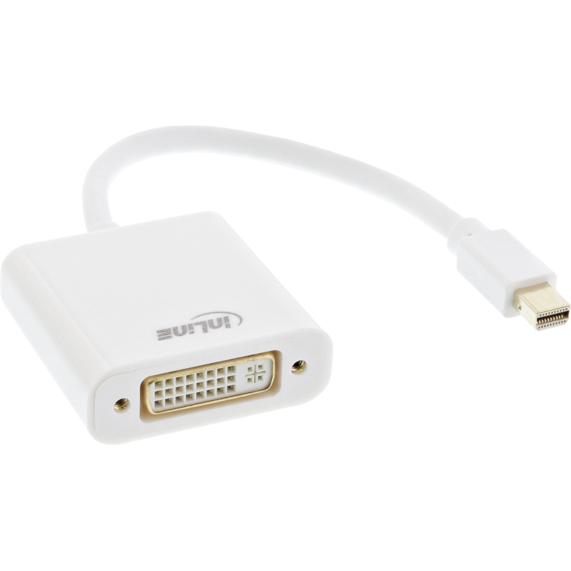 Adaptador Inline Mini Displayport Macho A Dvi-D 24+1 Hembra Blanco