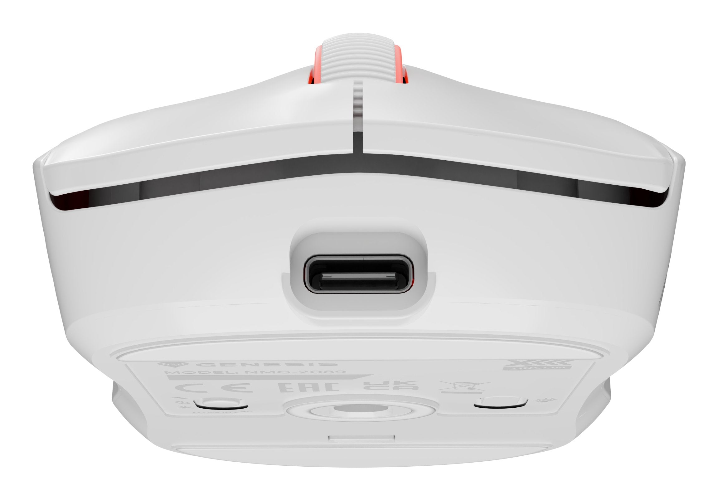 Raton Gaming Genesis Zircon Xiii Customizable Inalambrico 26000 Dpi Blanco