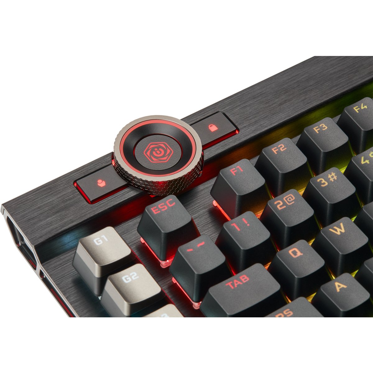 Teclado (Aleman) Corsair K100 Rgb Optisch-Mechanisch Opx Black