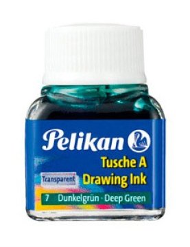 Pelikan Tinta China 523 10ml N.7 - Botella De 10ml - Ideal Para Dibujo Y Caligrafia - Resistente Al Agua Y De Secado