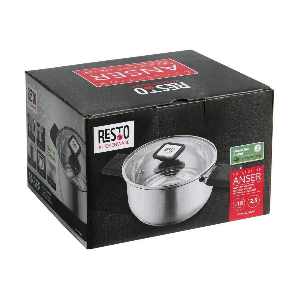 EAN 4260709013718 - Resto Kitchenware Anser 2,5 L Alrededor Negro, Acero inoxidable imagen 18