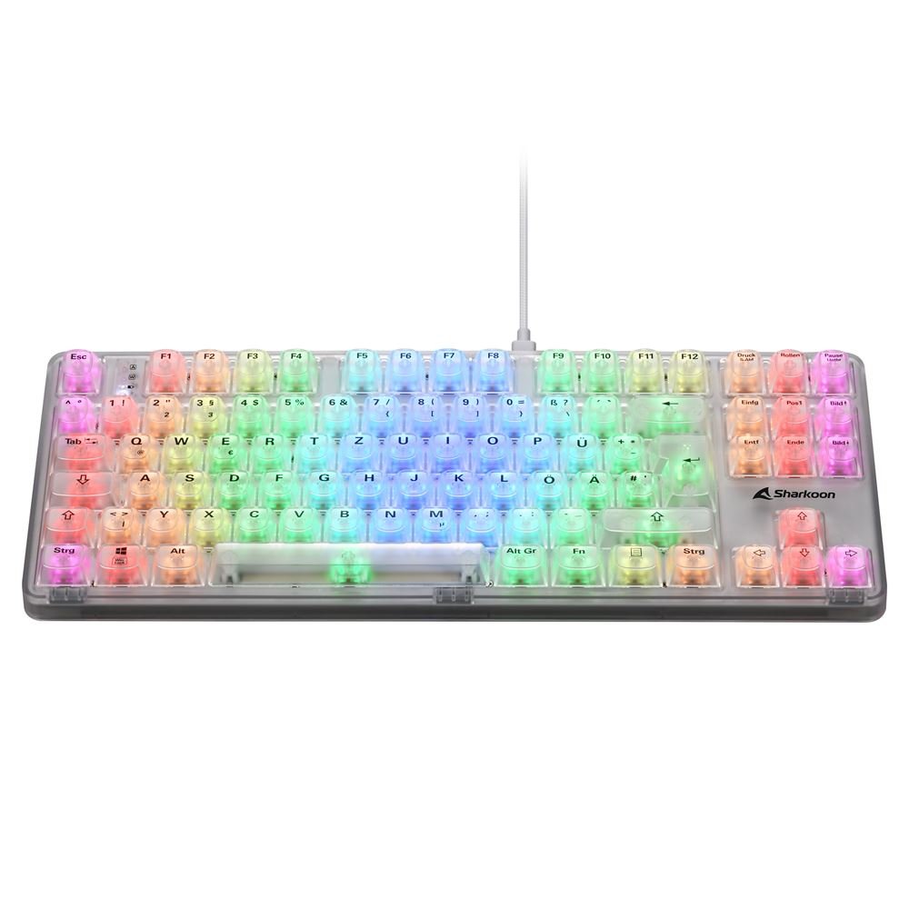 EAN 4044951040131 - Sharkoon 4044951040131 teclado Juego USB QWERTZ Alemán Blanco imagen 4