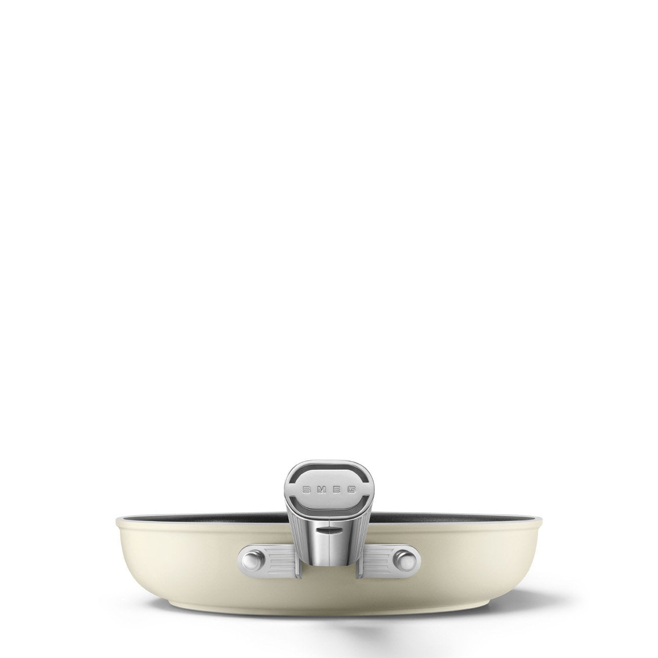 Smeg Fpf2402crm Bratpfanne, 24 Cm, Keramik, Edelstahlgriff, Mattcreme