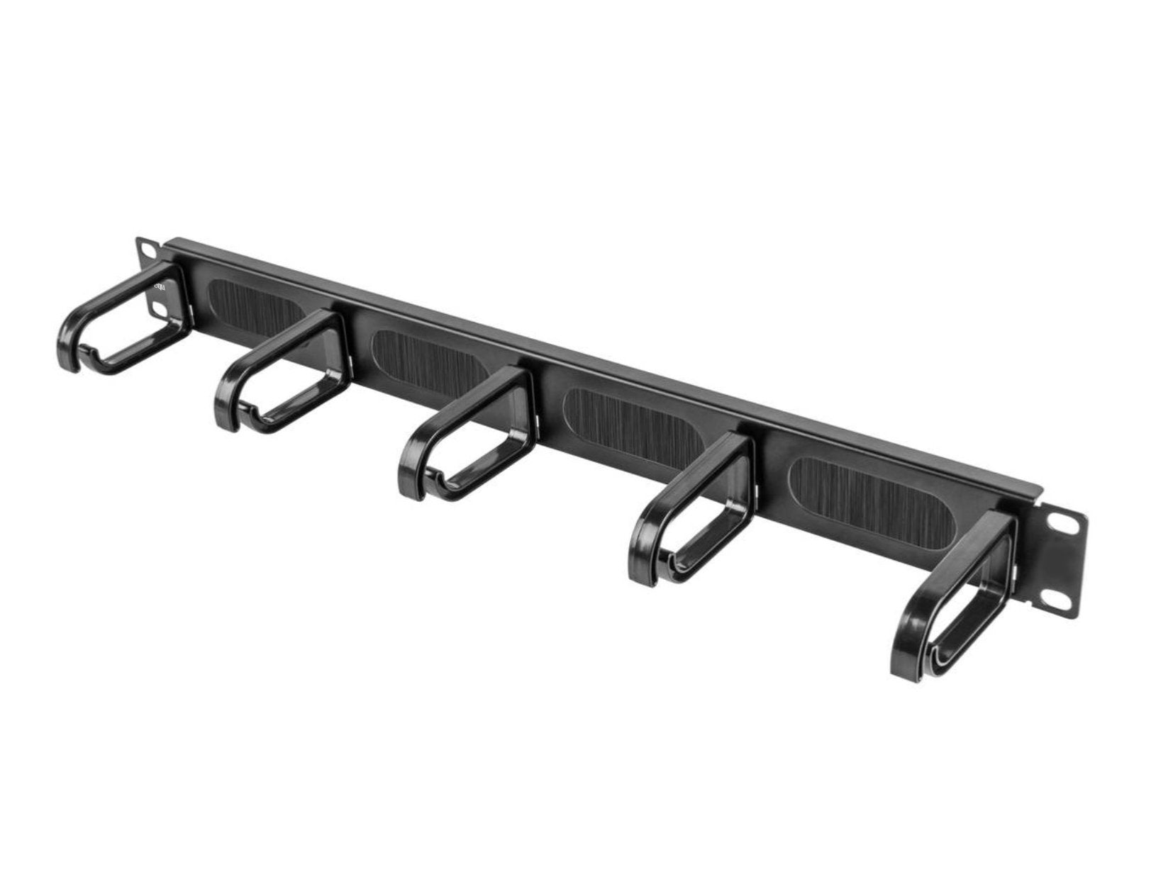 Equip 19" Cablemanagement 5xplamikringe Mahl 1u Ral9005