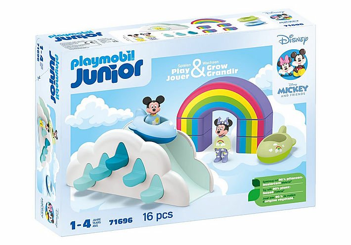 Playmobil Junior: Disney Mickey Y Minnie Casa En Las Nubes