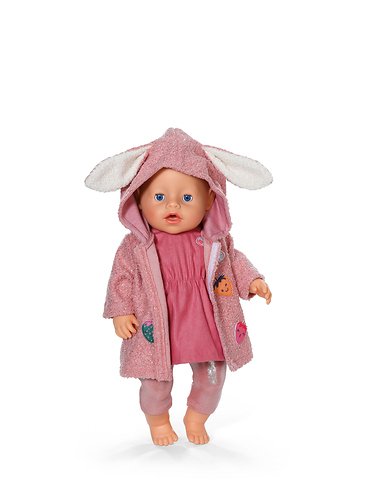 Zapf Creation Baby Born® Conjunto Abrigo Con Vestido 43cm, Accesorios Para Muñecas 840740