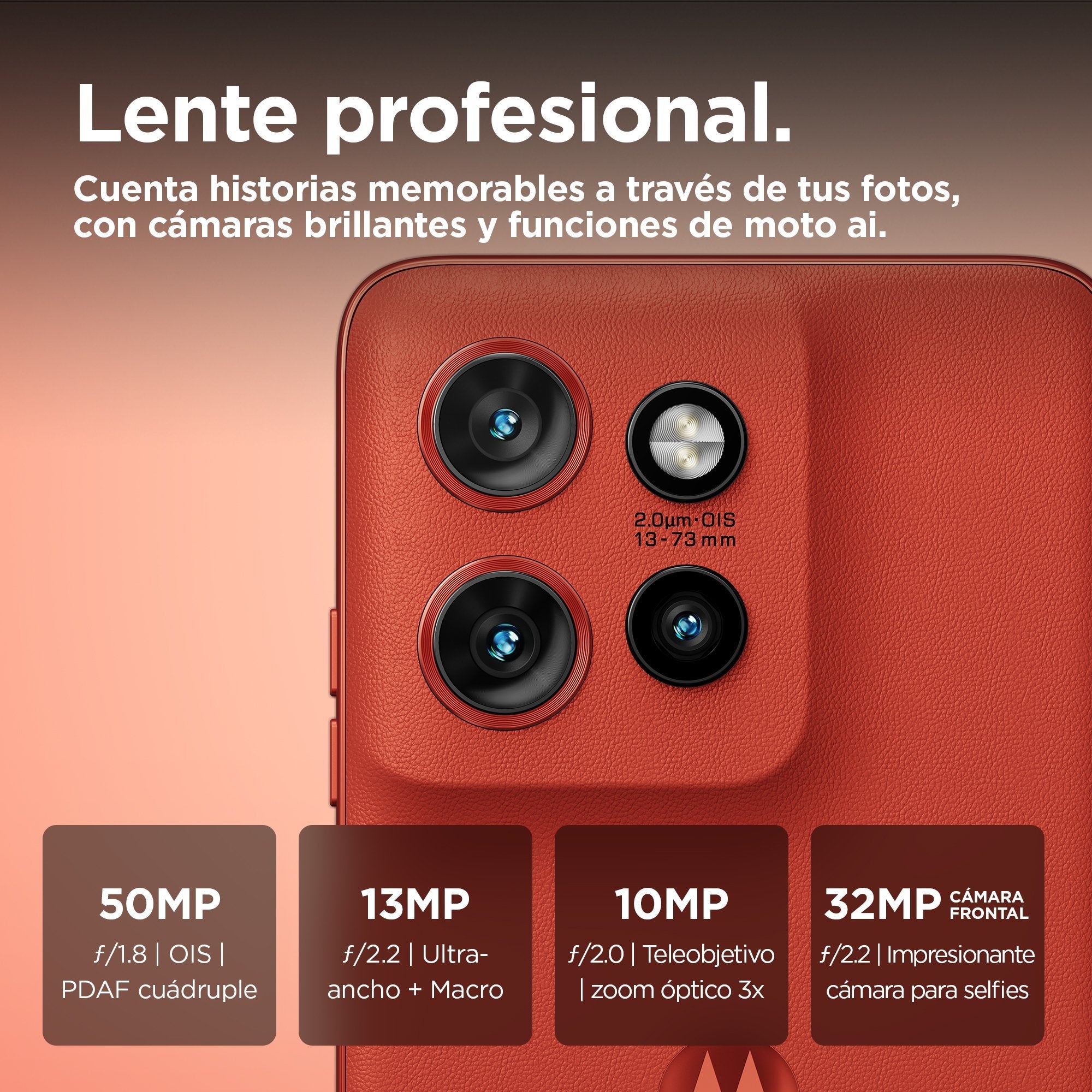 EAN 0840023268083 - Motorola edge 50 Neo 16,1 cm (6.36") SIM doble Android 14 5G USB Tipo C 12 GB 512 GB 4310 mAh Rojo imagen 12