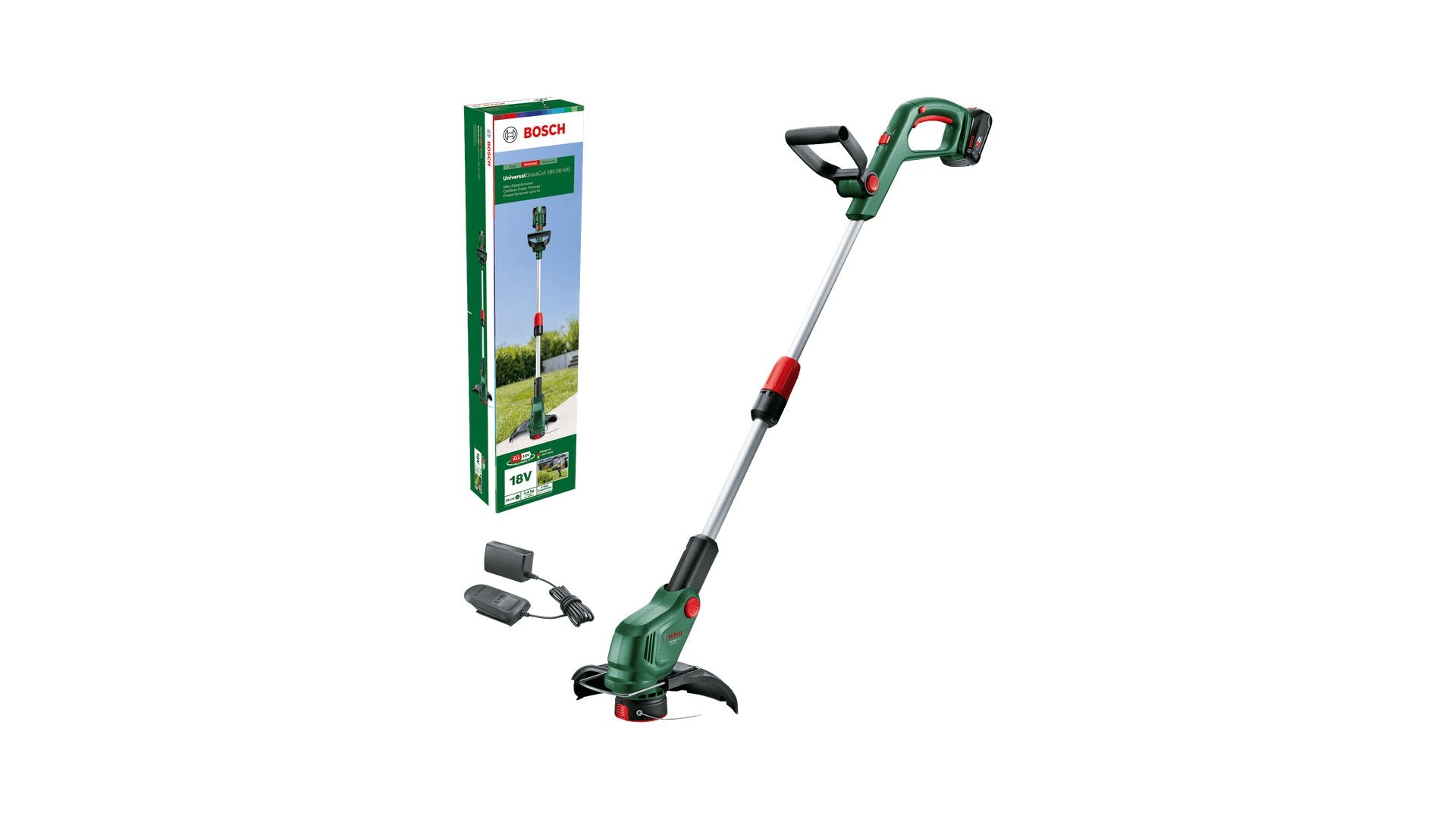 EAN 4059952668550 - Bosch UniversalGrassCut 26 cm Batería Verde imagen 6
