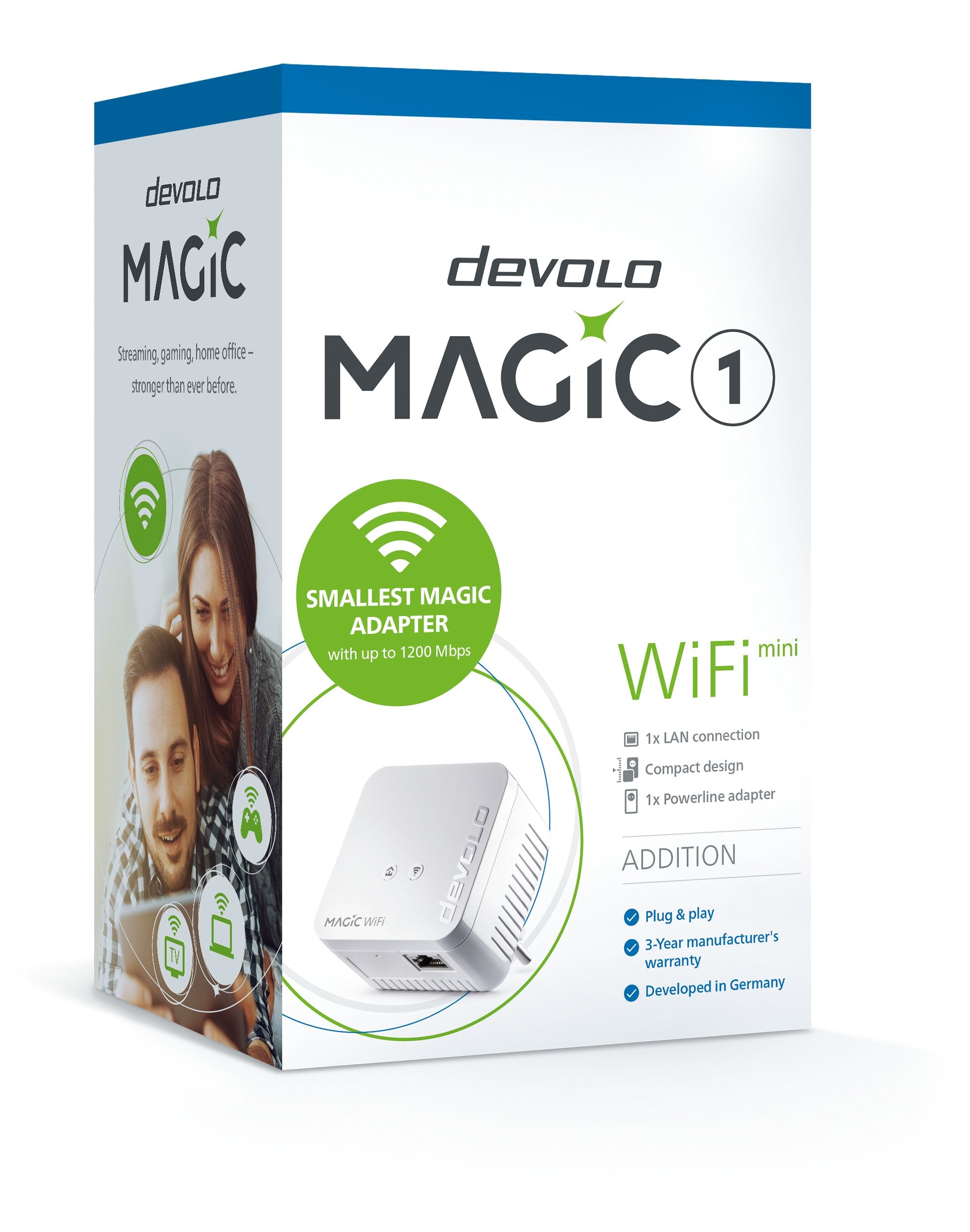 EAN 4250059685598 - Devolo Magic 1 WiFi mini 1200 Mbit/s Ethernet Blanco 1 pieza(s) imagen 4
