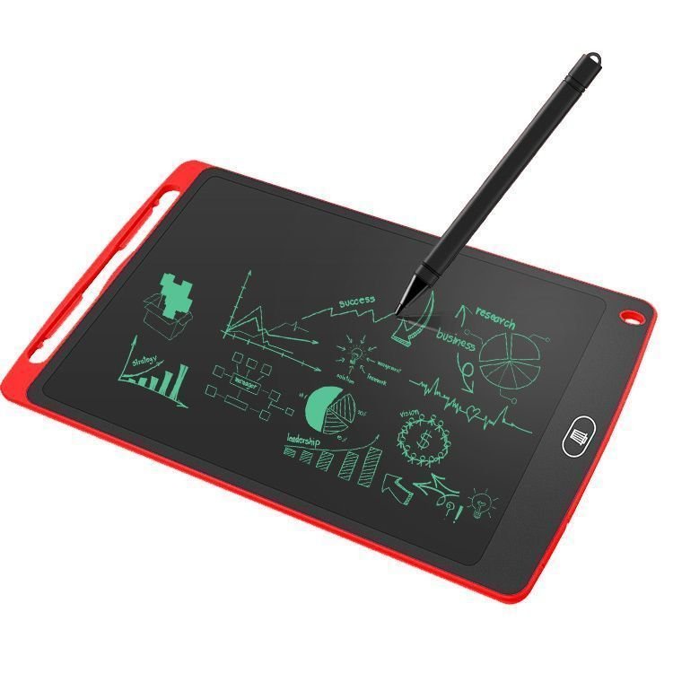 Mini Pizarra Digital Leotec Sketchboard Ten Red 10'/25.4cm Pantalla Lcd Lápiz Óptico Incluido Batería Imán Trasero Botón Bloqueo