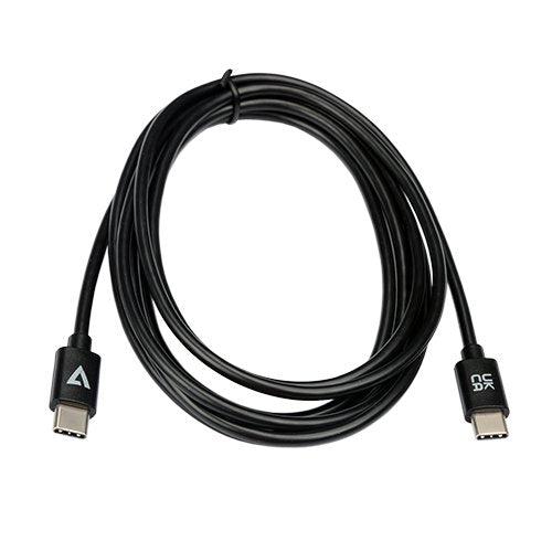 EAN 0662919111910 - V7 V7USB2C-2M cable USB USB 2.0 USB C Negro imagen 5