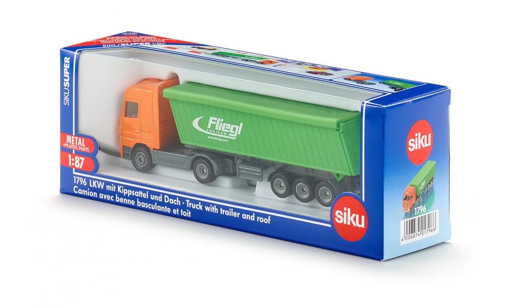 Siku Super Camión Con Remolque Basculante Y Techo