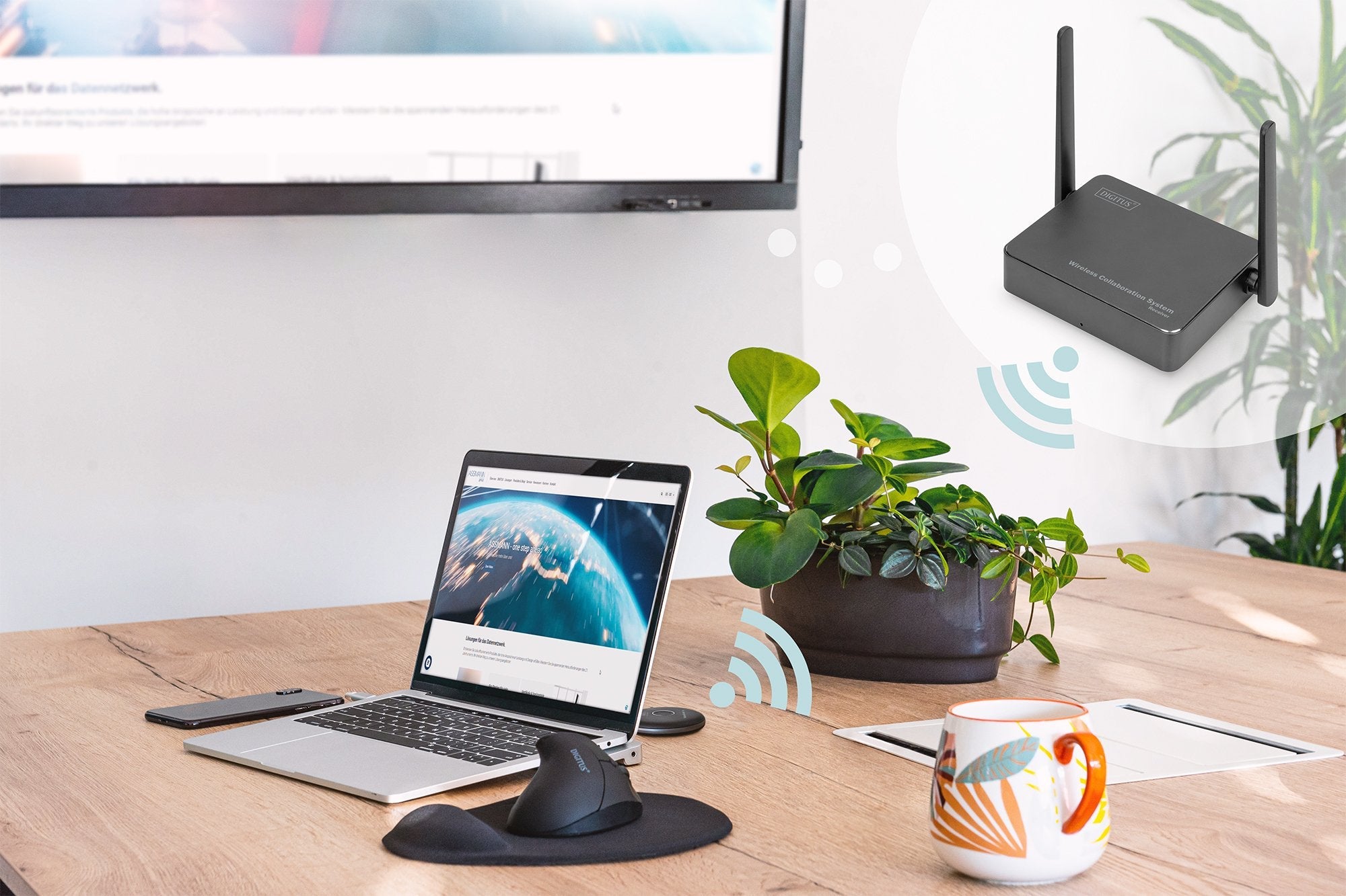 Digitus Transmisor Hdmi Inalámbrico Para Click & Present Pro (Ds-55317)