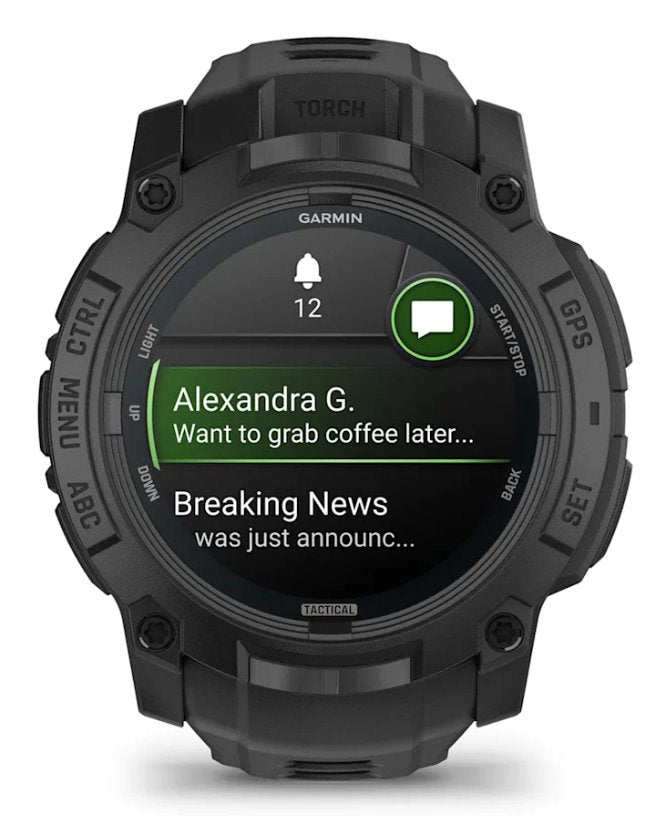Smartwatch Garmin Instinct 3 Amoled Tactical Edition Black 50mm