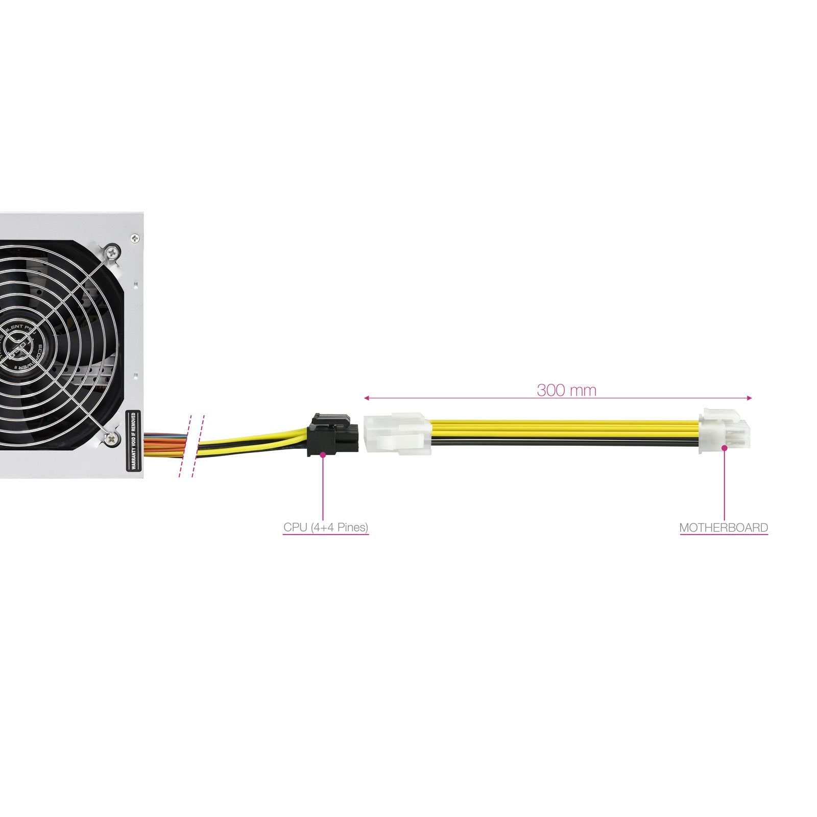 EAN 8433281010543 - TooQ 10.19.1402 cable de alimentación interna 0,3 m imagen 4