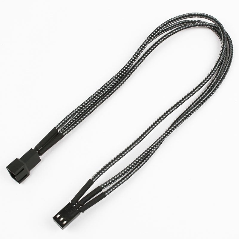 Cable De Extensión Nanoxia De 3 Pines, 30 Cm, Carbono