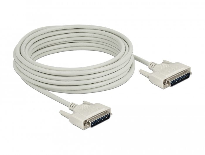 Delock 84538 Cable Serie D-Sub 25 Macho A Macho 10 M