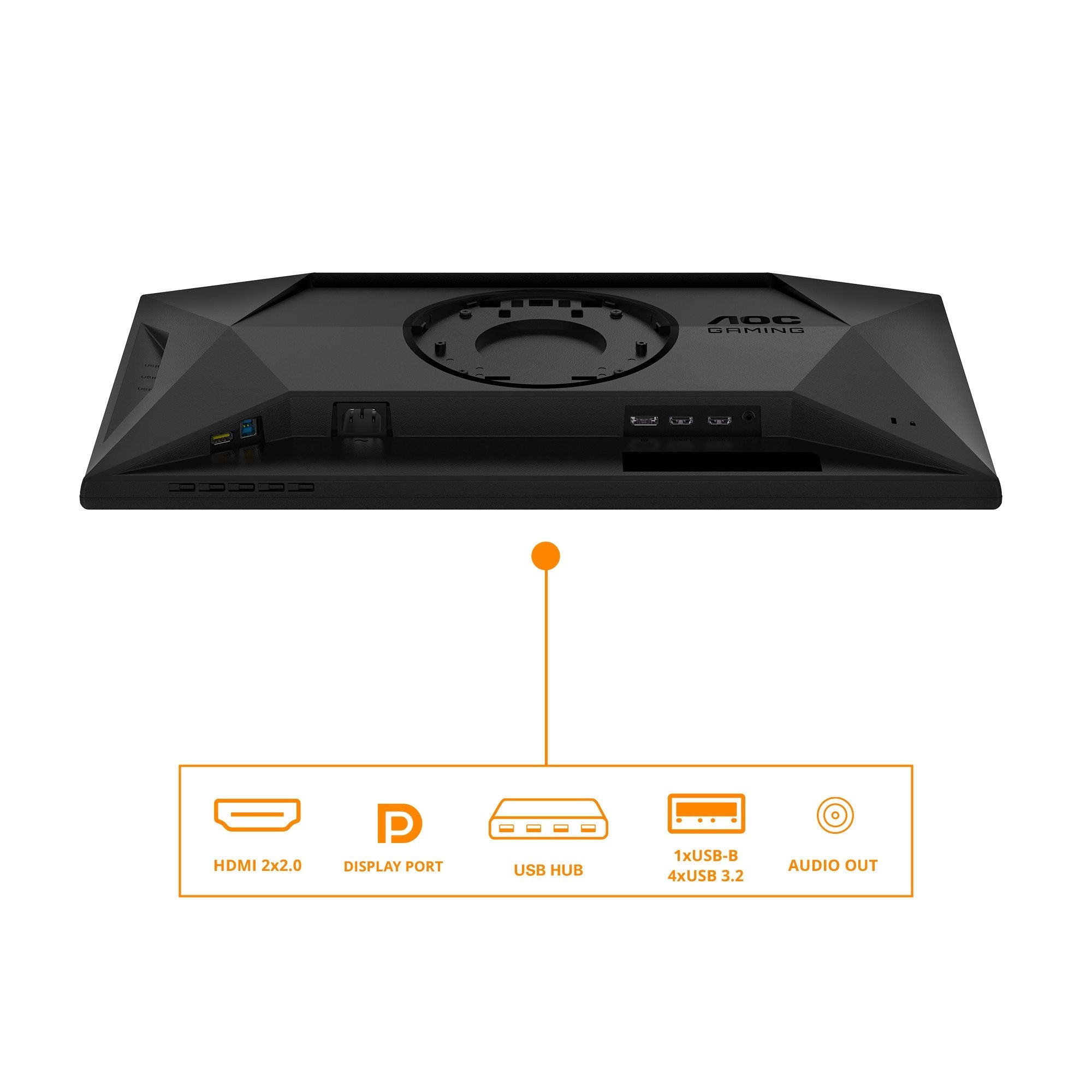 Monitor 25" Aoc 25g4sxu Gaming Fhd Black/Grey