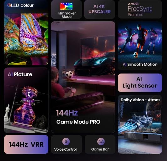 Hisense 85e77q Pro, Qled Tv 215 Cm (85 Pulgadas), Negro, Ultrahd/4k, Sintonizador Triple, Grabación Usb, Turno De Tiempo, Panel De 144hz 85e77q Pro