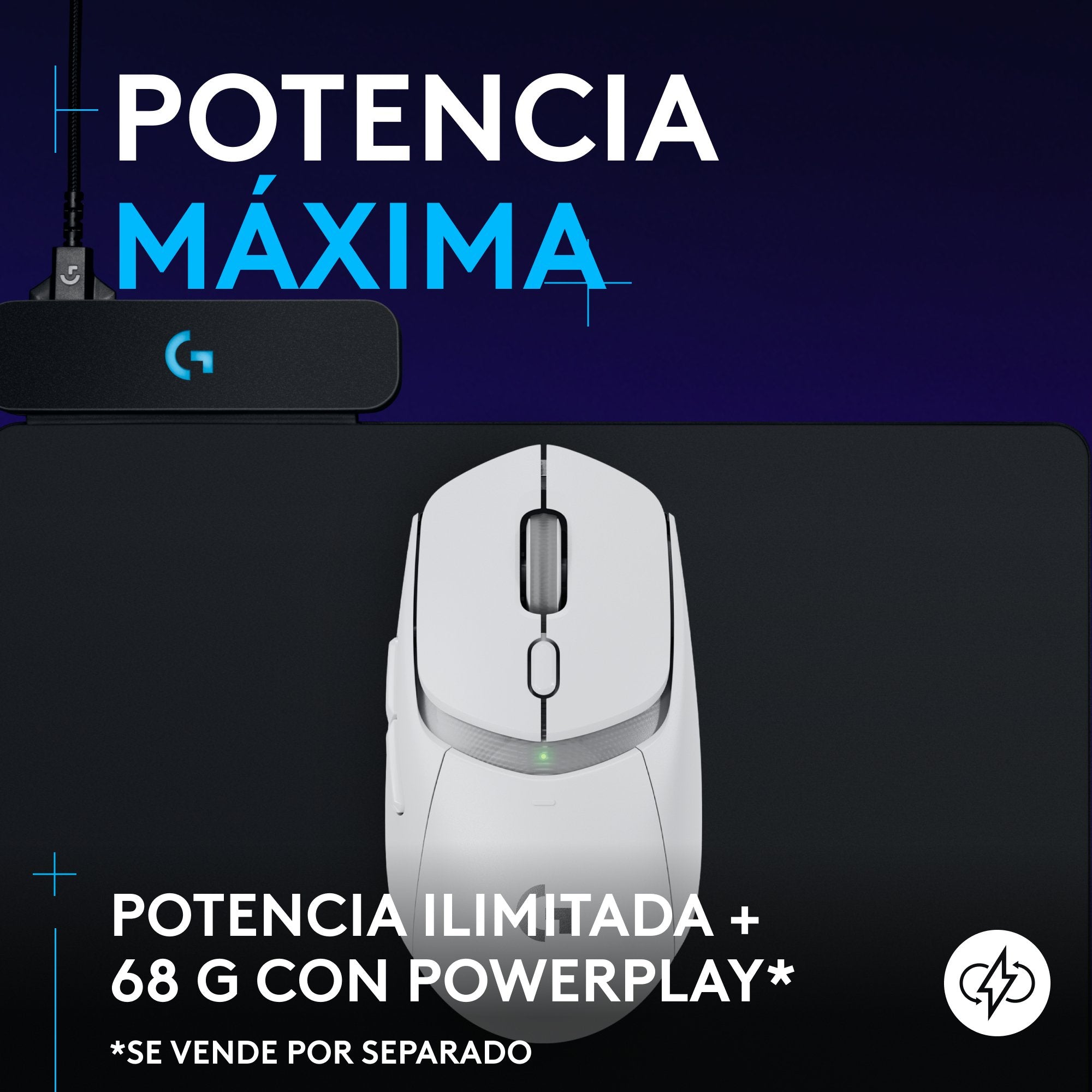 Ratón Inalámbrico Logitech G G309 Gaming Óptico 6 Botones Bluetooth 2.4 Ghz Logitech Lightspeed Blanco