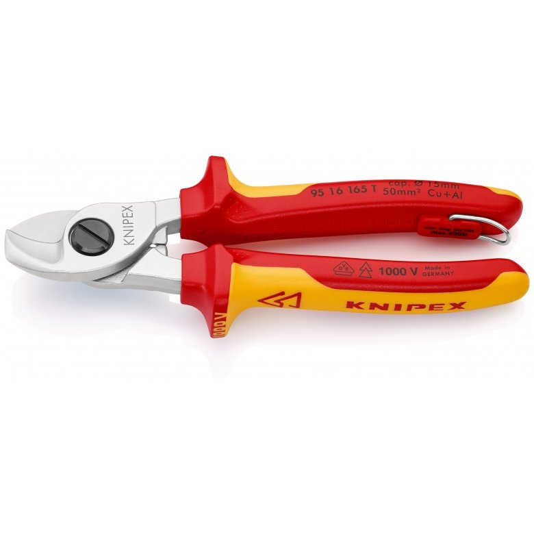 EAN 4003773081524 - Knipex 95 16 165 T crimpadora Herramienta para prensar Negro, Amarillo imagen 1