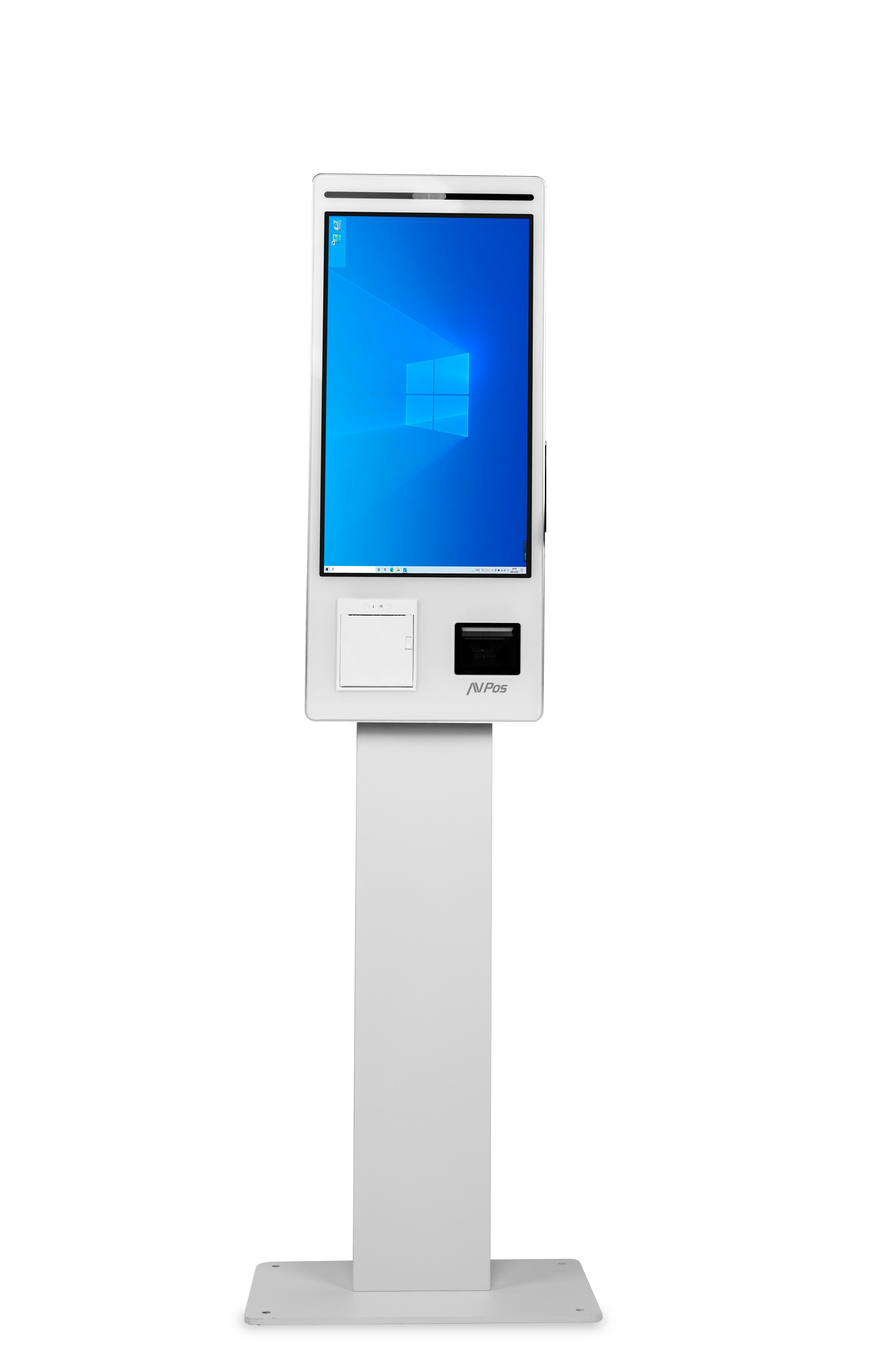 Avpos Kiosko Autoservicio Suelo Fk27 - 27 Pulgadas Tactil - I5 - 8gb Memoria - Ssd 256gb - Escaner 2d - Impresora