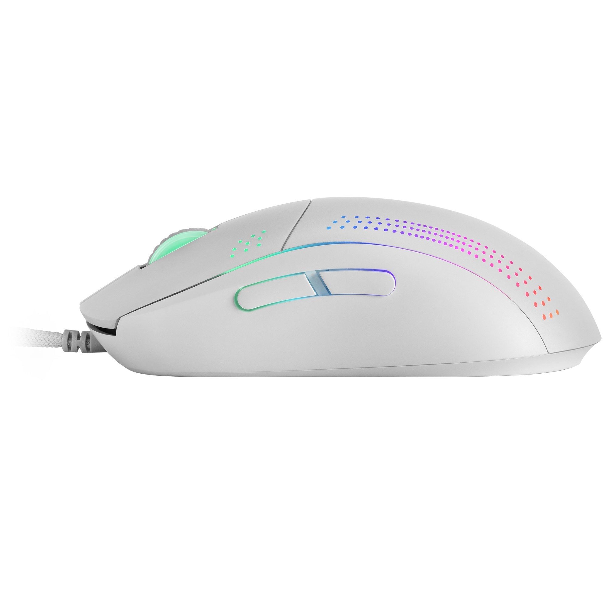 Ratón Gaming Mars Gaming Mmpro/ Hasta 32000 Dpi/ Blanco