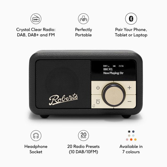 Roberts Radio Revival Petite 2 Negro