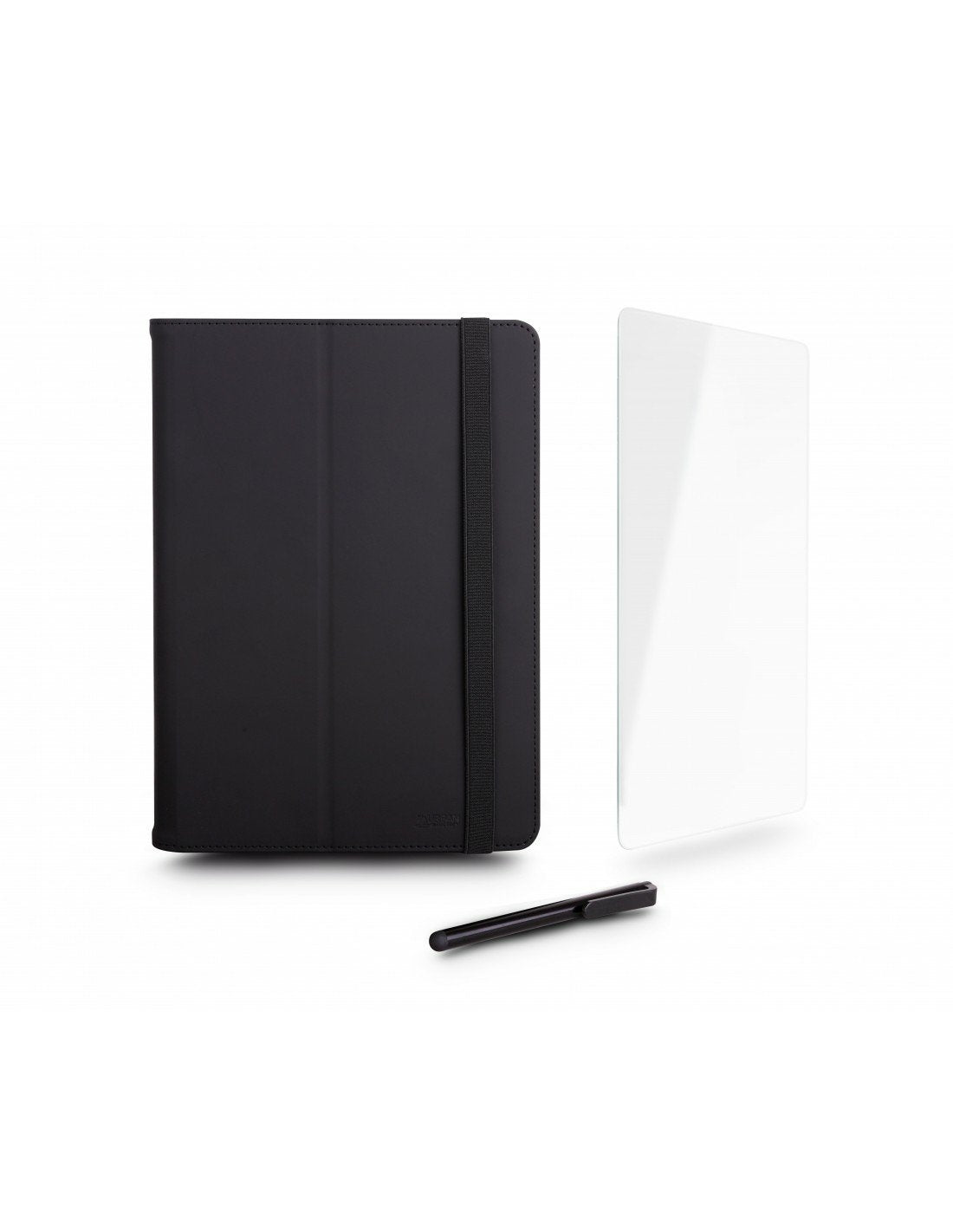 Urban Factory Cyclee Pack Funda, Lapiz Y Cristal Templado Universal Para Tablet De 10.5" - Fabricada En Pu Reciclado -