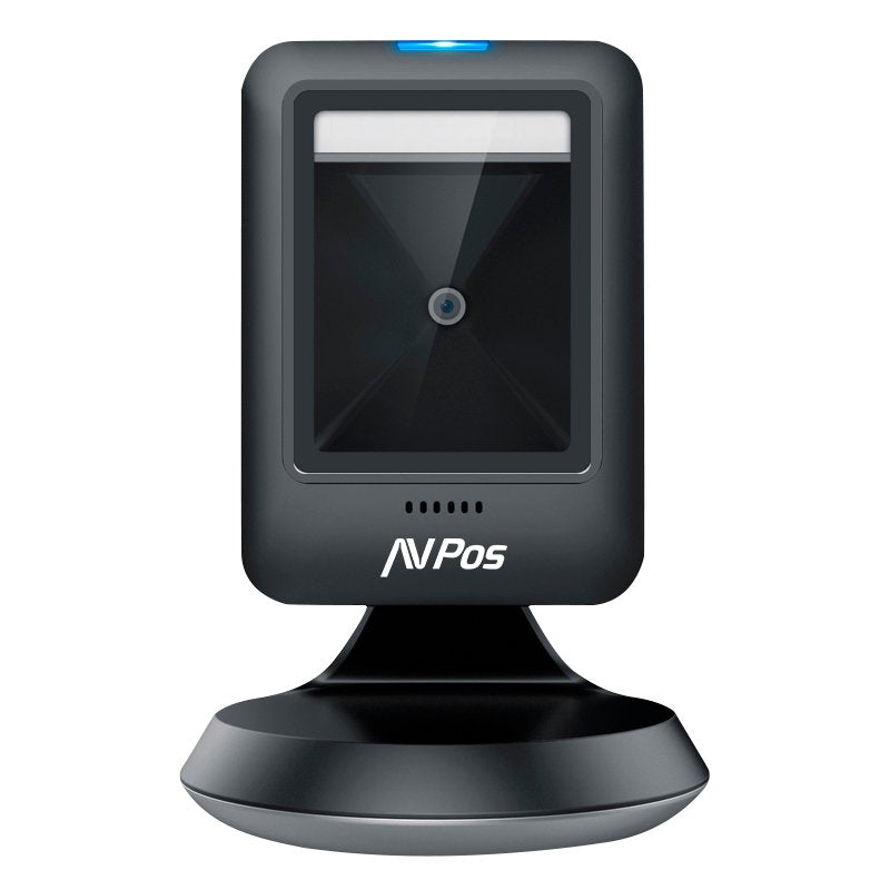 Avpos Avp-630-2d Lector De Codigos De Sobremesa - Escaneo Automatico- Lectura De Codigos 1d, 2d Y Qr - Usb - Negro