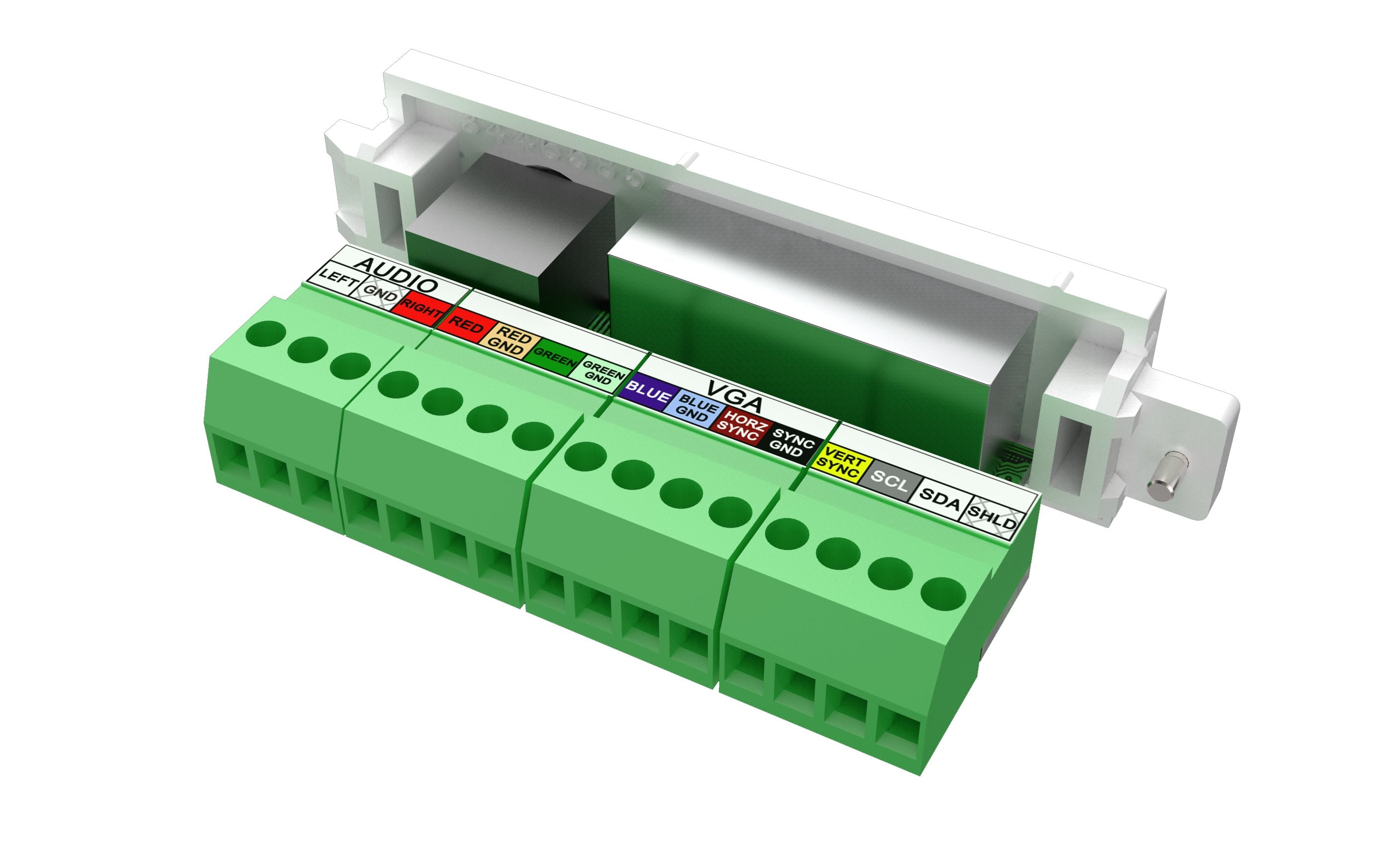 EAN 3446585000009 - Vision TC3 VGAF3.5MM toma de corriente VGA + 3,5 mm Blanco imagen 2