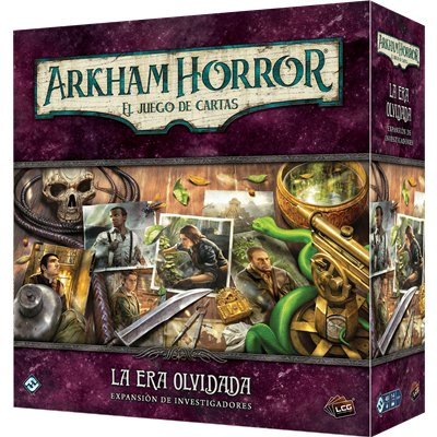 Juego De Mesa Arkham Horror Lcg: La Era Olvidada Expansion Investigadores Edad Recomendada 14 Años