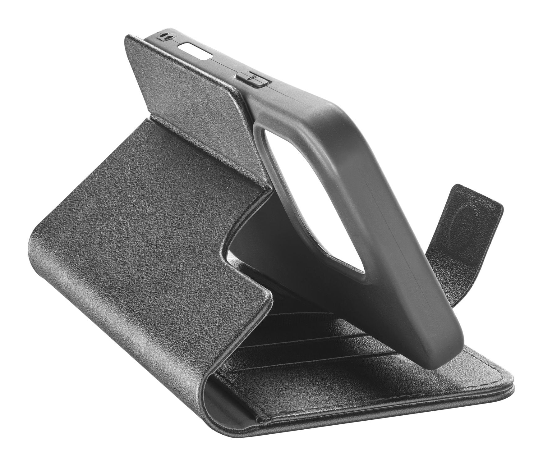 EAN 8018080483554 - Cellularline 8018080483554 funda para teléfono móvil 16 cm (6.3") Folio Negro imagen 4