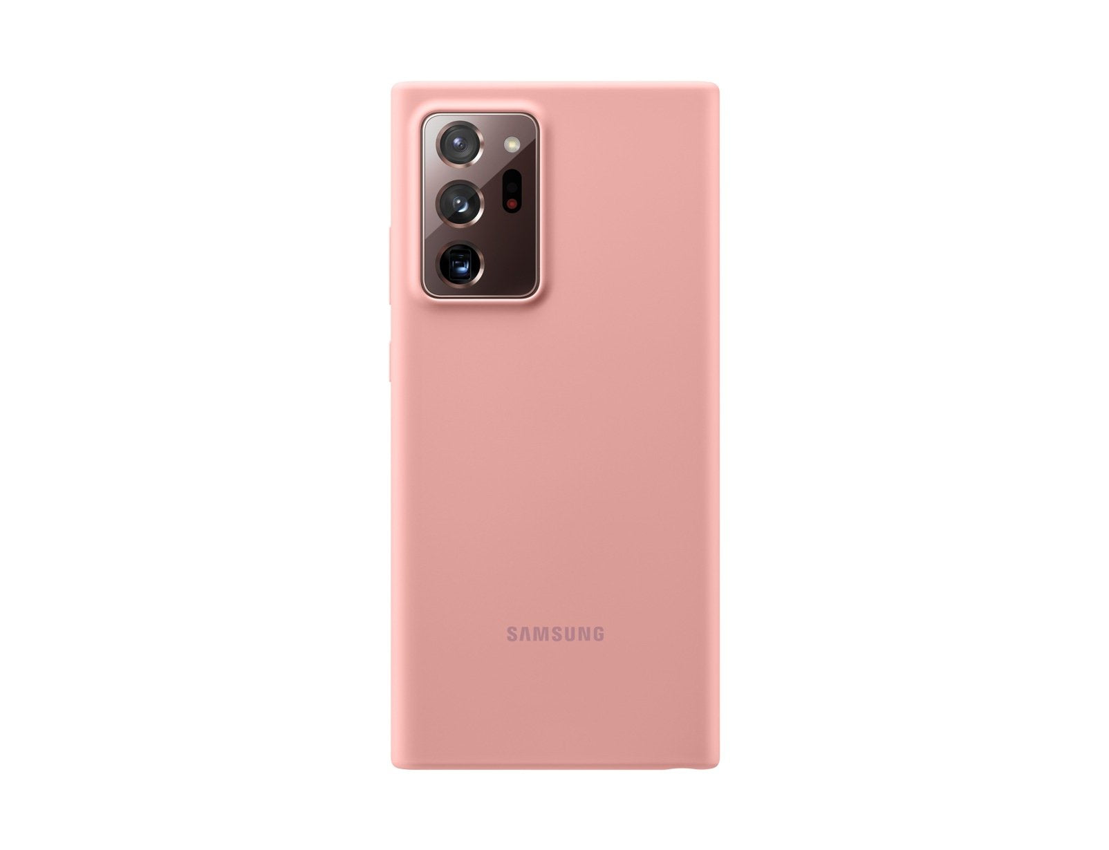 Funda De Silicona Samsung Ef-Pn985 Fr Note 20 Ultra Cobre Marrón