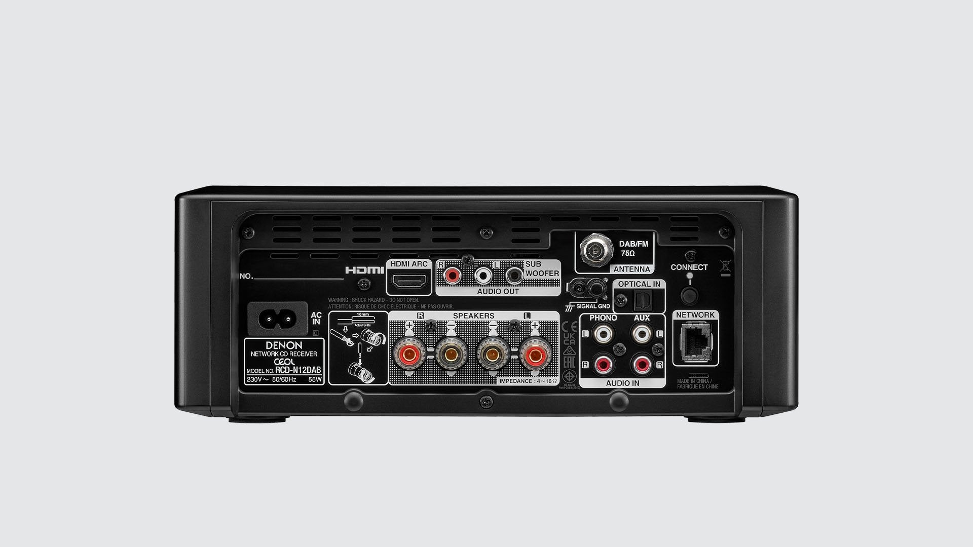 EAN 4951035907993 - Denon N-12DABBKE2 sistema de audio para el hogar 65 W Negro imagen 4