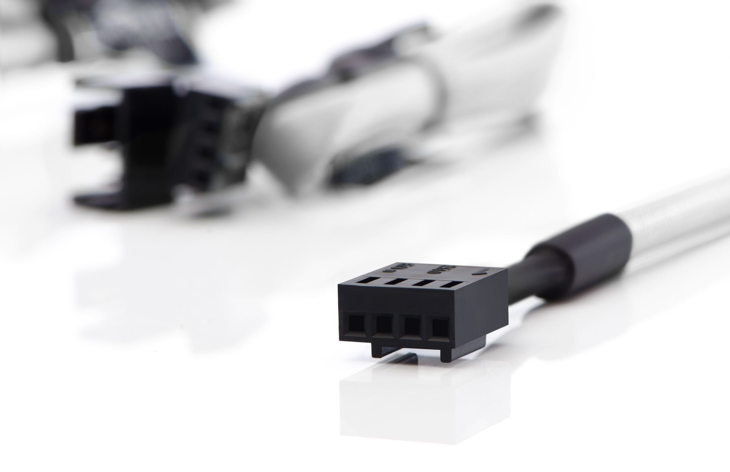 Cable De Extensión Para Noctua Na-Sec1.White 4-Pin Pwm 30cm Ventilador 4 Uds.