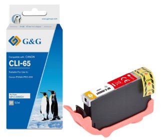 Tinta G&G Compatible Canon Cli-65gy (12,7 Ml) Gris