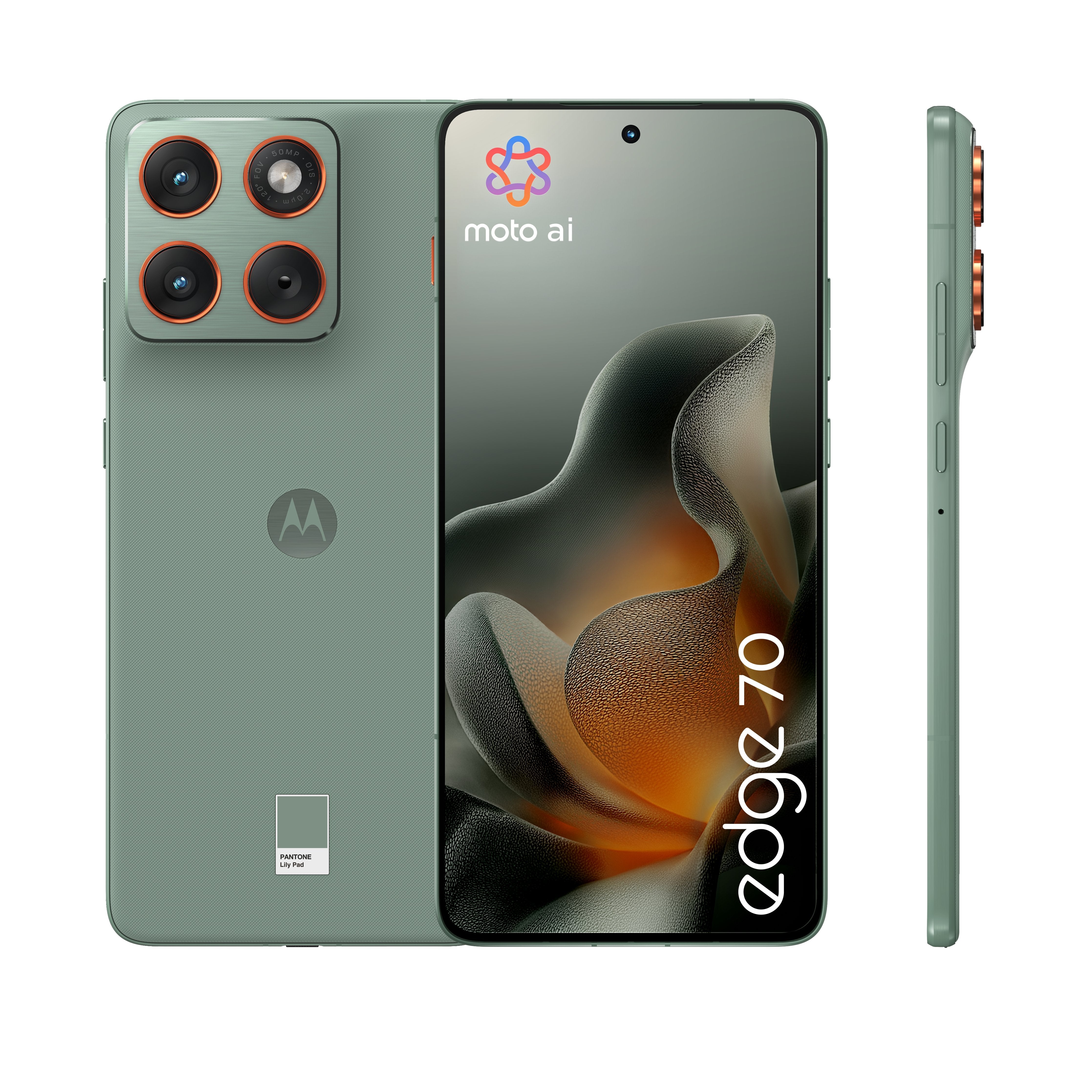 Motorola Edge 70 6.7" Dual Sim Android 16 Usb Type-C 12 Gb 512 Gb 4800 Mah Verde