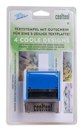 Wedo Mempel M. Gutschein Imprint 8912 5-Zeilig Negro
