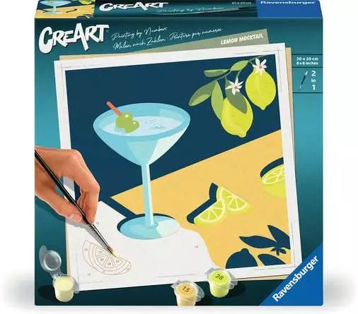 Ravensburger Creart - Mocktail Lemon, Pintura 25561