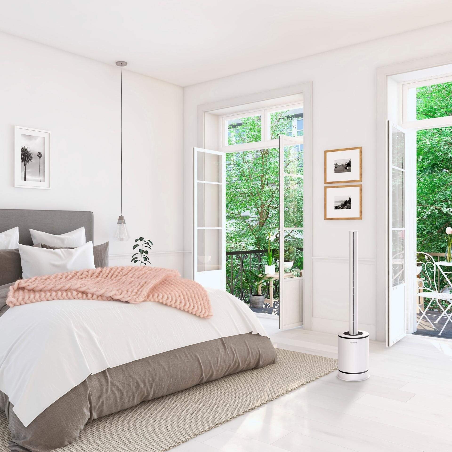 Purificador De Aire Venta Ap100 Hybrid 3 En 1 Blanco, Con Función De Calefacción Y Refrigeración 8010000