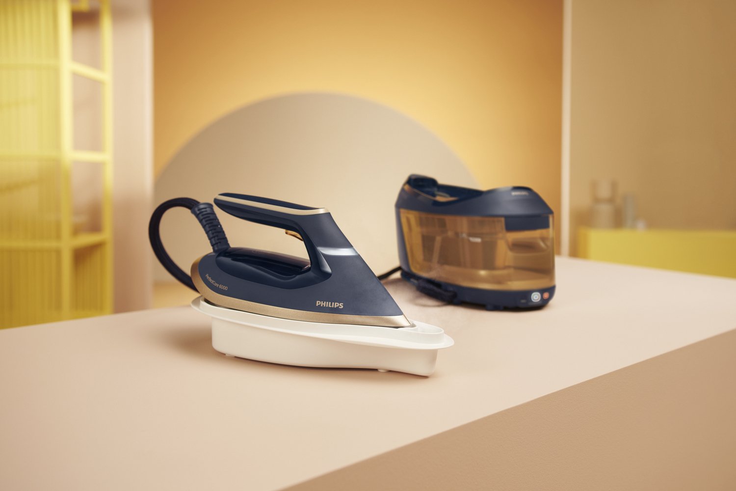 EAN 8720389004896 - Philips PSG6066/20 estación plancha al vapor 2400 W 1,8 L SteamGlide Advanced Azul, Oro imagen 22